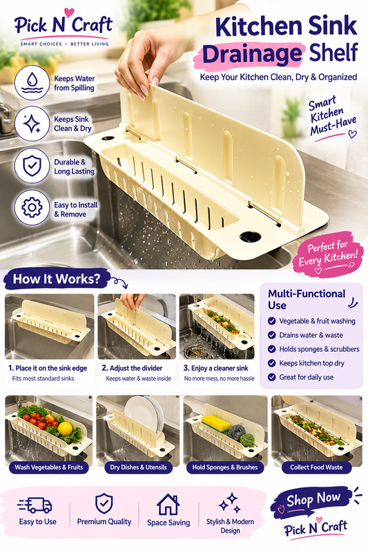 2-in-1 Retractable Sink Splash Guard & Drain Basket Silicone Sink Splash Guard for Kitchen