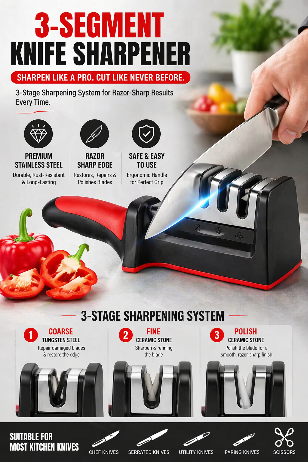 Best Knife Sharpener for Busy Home Cooks