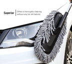 Microfiber Telescoping Car Cleaning Soft Brush Ideal as Mop Duster, Washing Brush with Long Handle, Car Wash Cleaning Brush Duster Dust Wax Mop