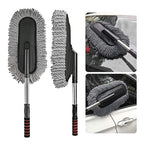 Microfiber Telescoping Car Cleaning Soft Brush Ideal as Mop Duster, Washing Brush with Long Handle, Car Wash Cleaning Brush Duster Dust Wax Mop