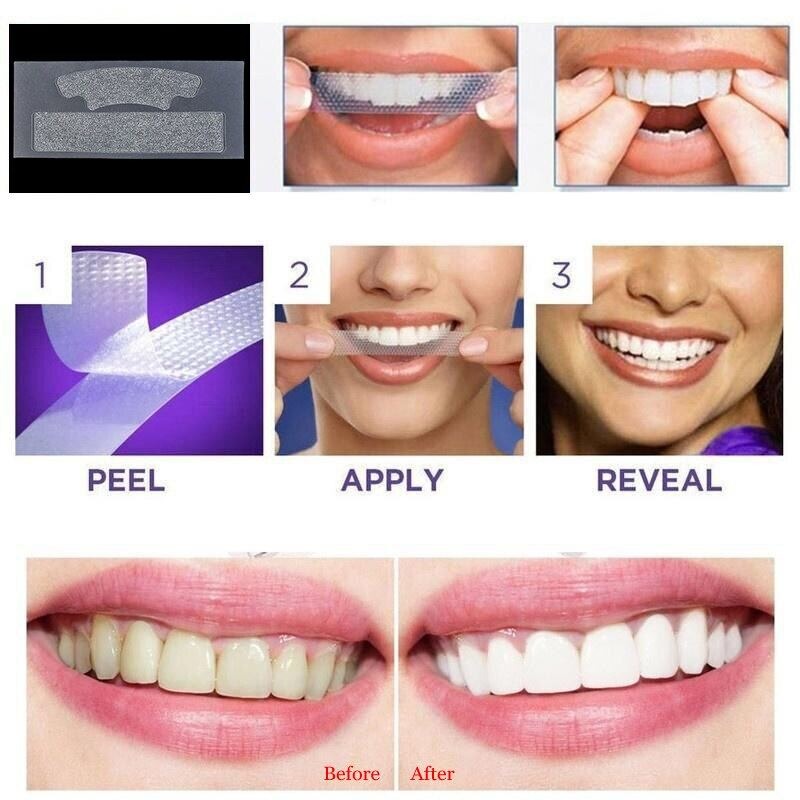 Pcs/Bag A2dvanced Teeth Whitening Strips Teeth Oral Hygiene Care Dental Bleaching Teeth Strips Whitening Dental Bleaching Tools