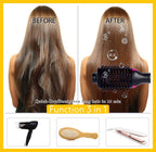One Step Hair Dryer and Volumizer for Women – 3 in 1 Hair Styler | Hot Air Brush | Blow Dryer Brush | Hair Straightener and Curler | Hair Dryer Brush for Girls | Hair Straightener Comb