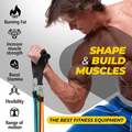 Portable Resistance Bands With Handles, Resistance Tubes & Workout Bands Exercise Band Elastic Pull Rope Body Fitness Band set Gym Yoga Fitness Elastic Training Bands Pilates CrossFit Fitness Equipment 11 Pcs Set